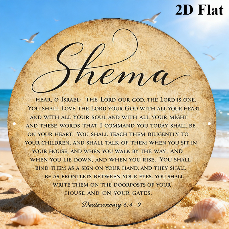 Art & Craft Teacher Vacancy - CIFBUY Vintage Judaica Scripture Aluminum Wall