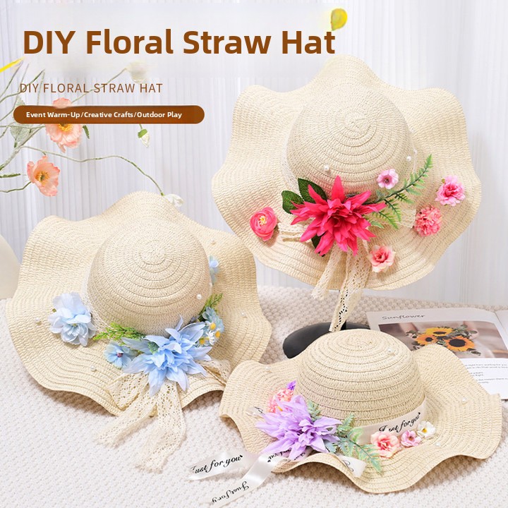 Art Craft Event - Handmade Floral Hat DIY Material Kit