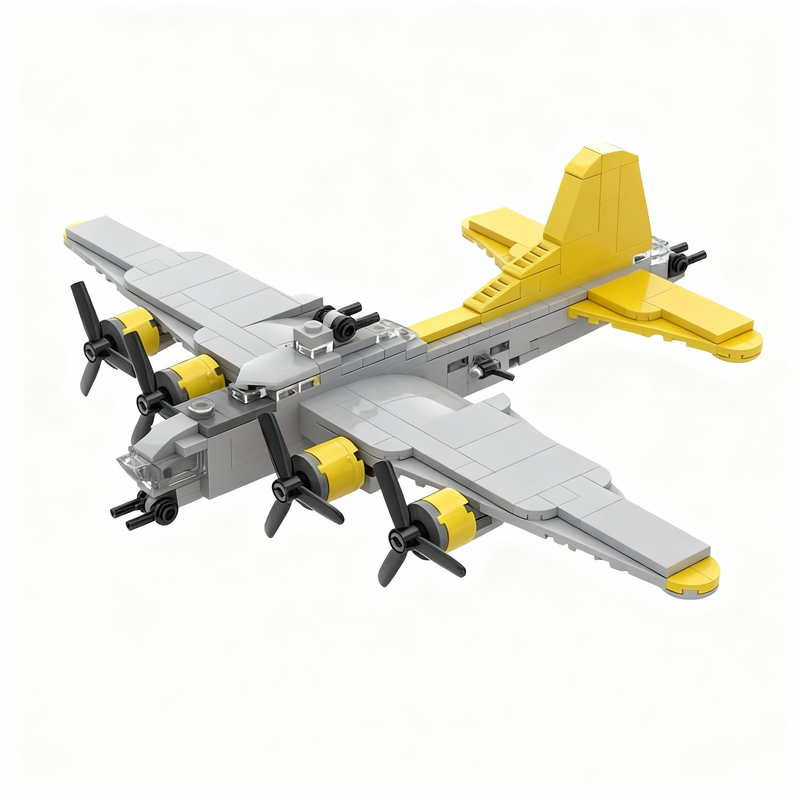 Art Craft Christmas Ideas - 221pcs MOC B-17 Flying Fortress 1