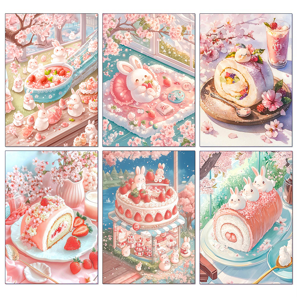 Art Craft Japan - 5D Diamond Painting Kits Food Cake