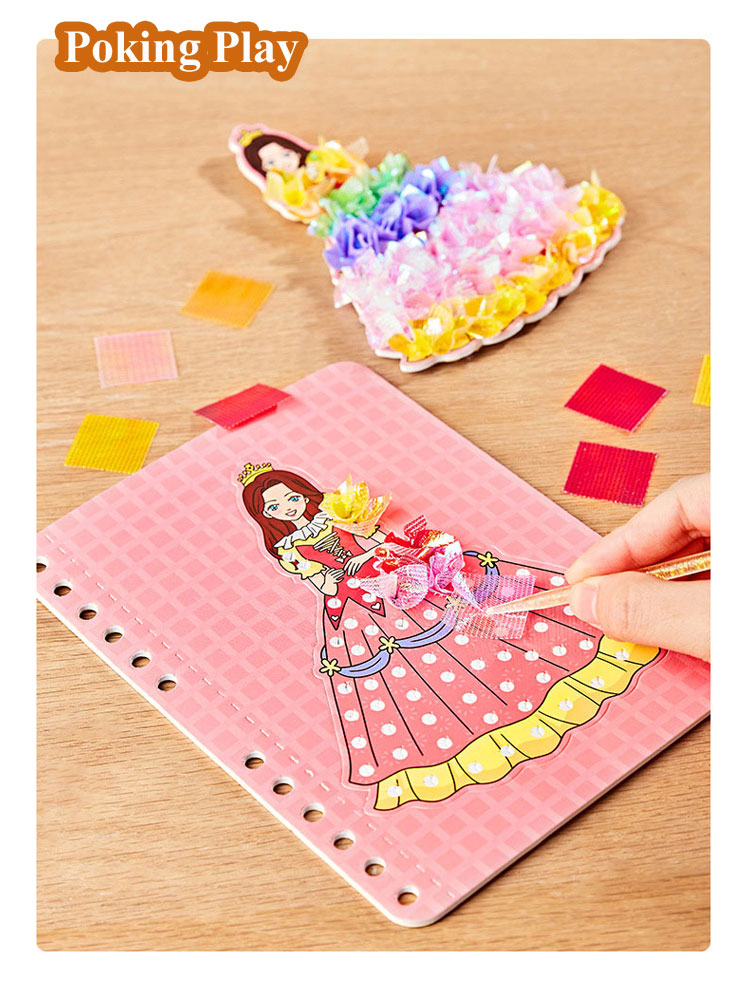 Art Craft For Toddlers - DIY Painting Sticker Craft Toys Kid