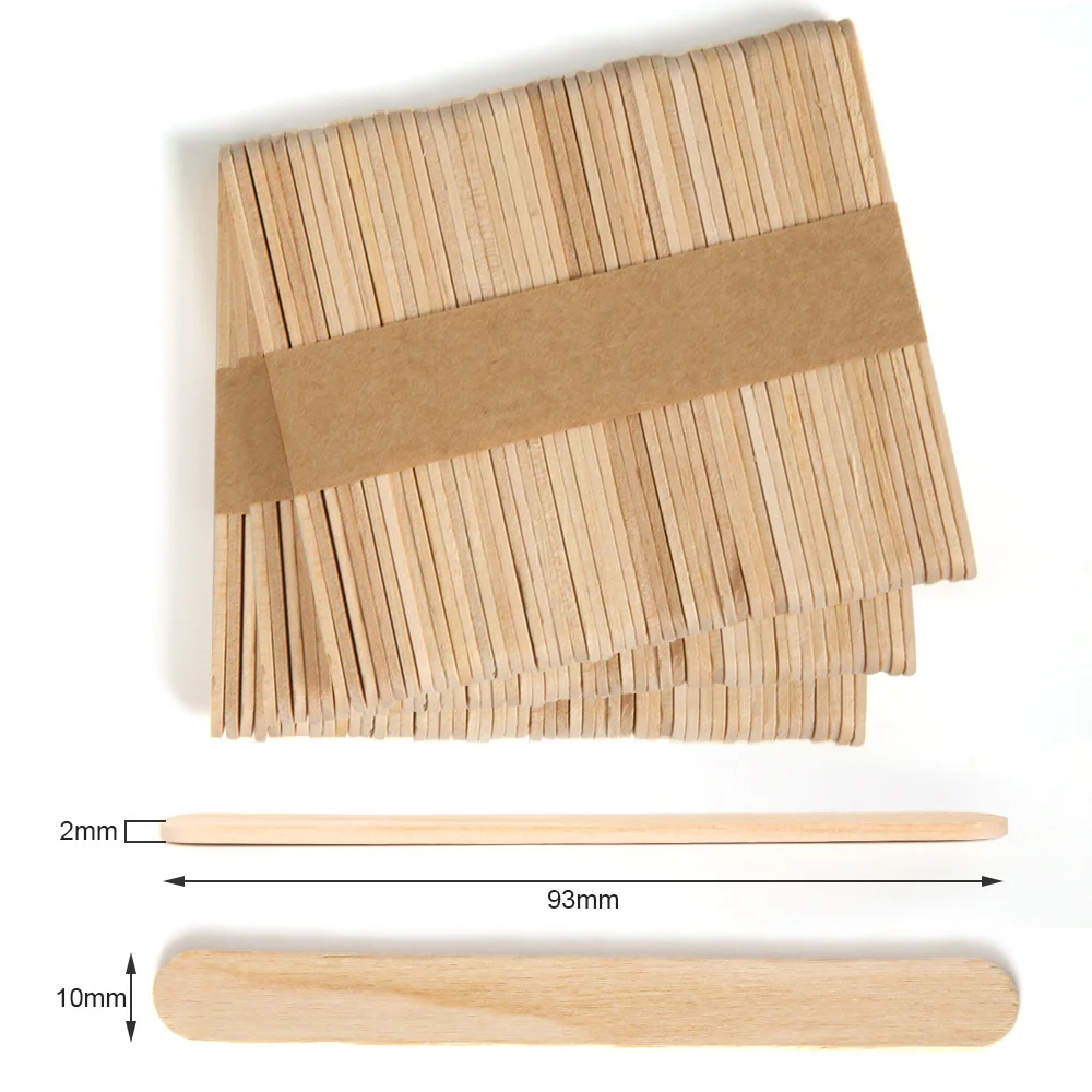 Art Craft With Ice Cream Stick - 50pcs/100pcs Ice Cream Popsicle Sticks Natural