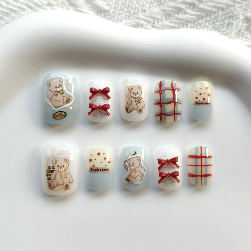 Art Craft Handmade - 10Pcs Korean Style Cute Bear and
