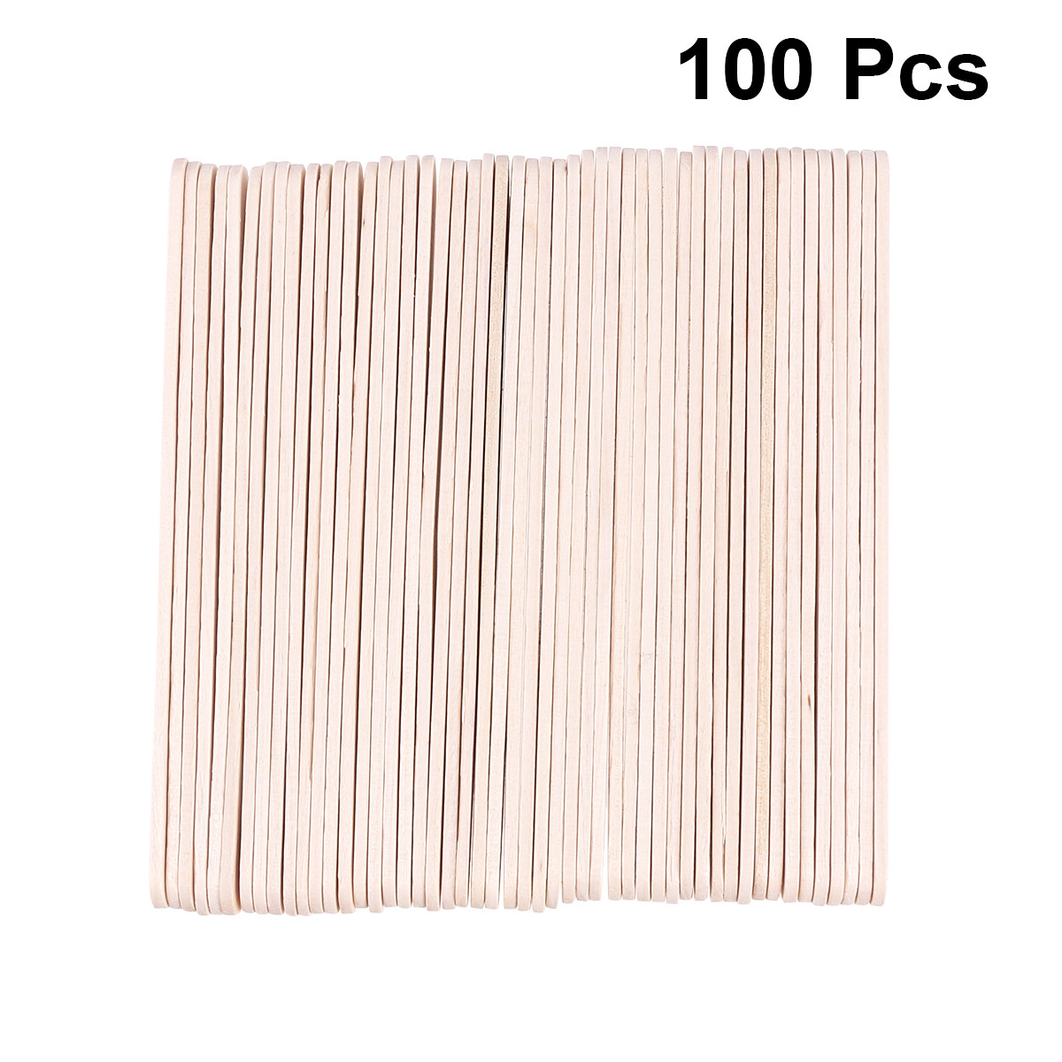 Art Craft With Ice Cream Stick - 100Pcs Wood Craft Sticks Ice Cream