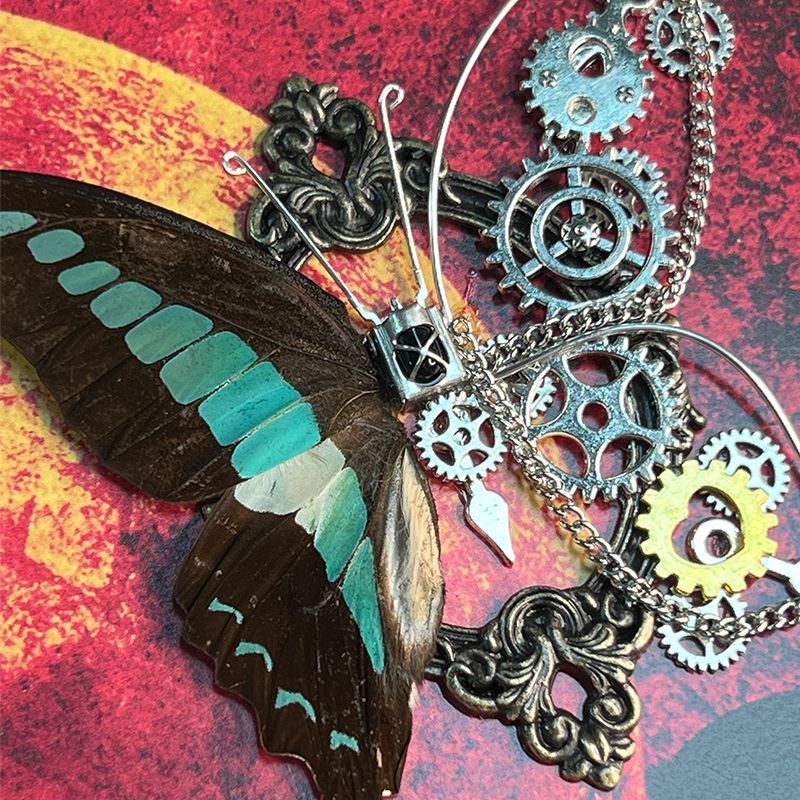 Art Craft Handmade - Steampunk Butterfly Frame DIY Kit Real