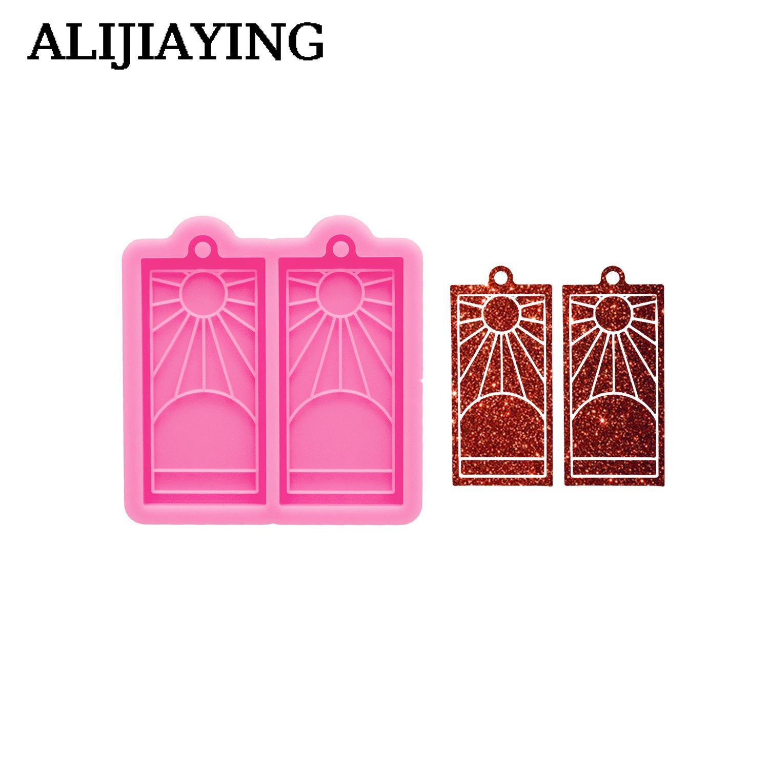 Art Craft Japan - DY1500 Glossy Japan Flag Shape Eearrings