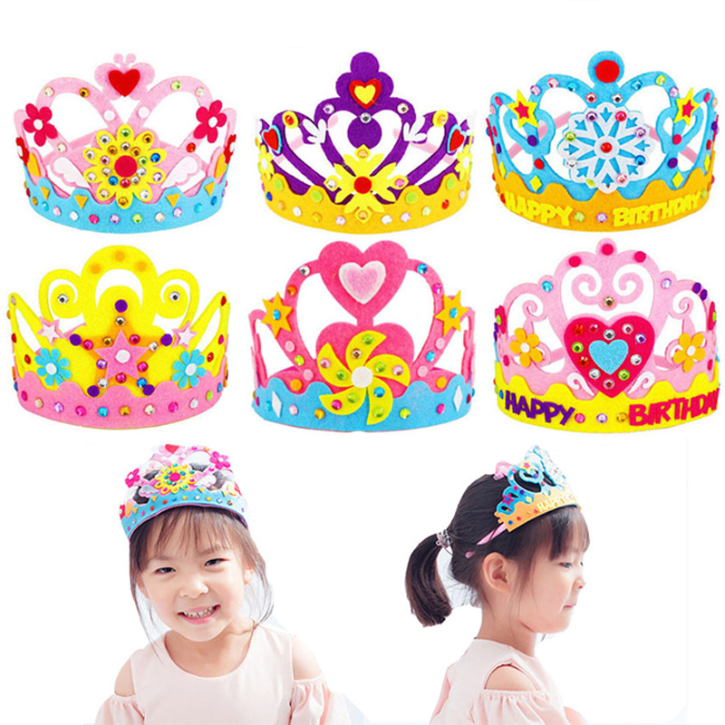Art Craft For Toddlers - DIY Crafts Toy Crown Creative Paper