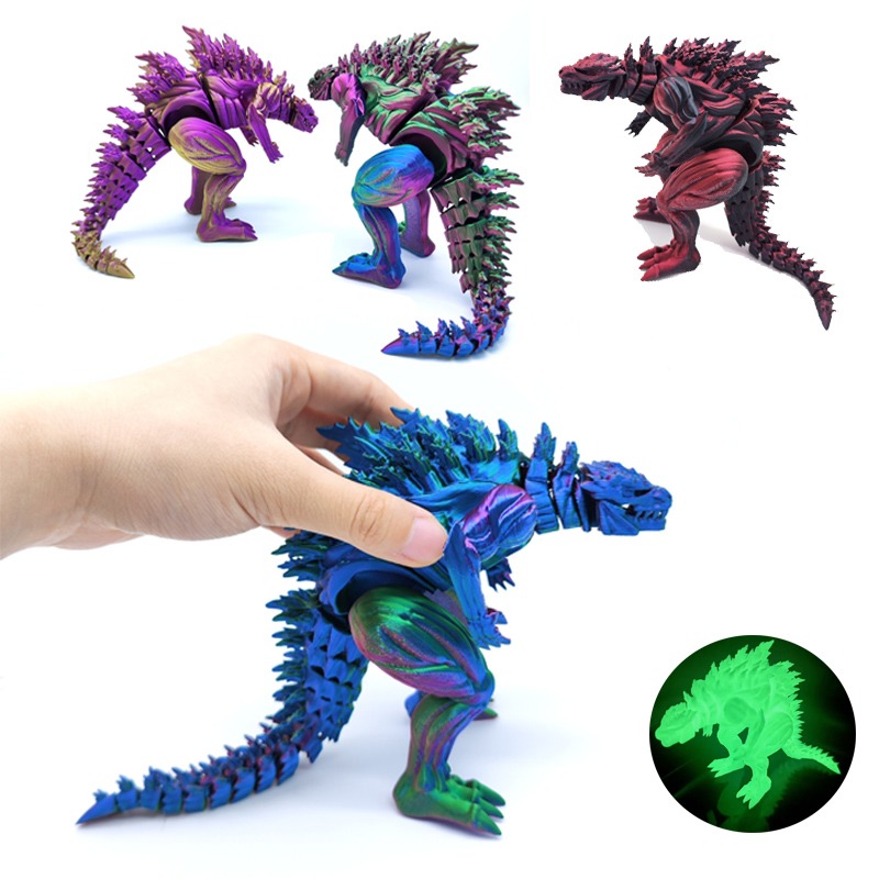 Art Craft Dinosaur - 3D Printing Muscle Dinosaur Action Figure