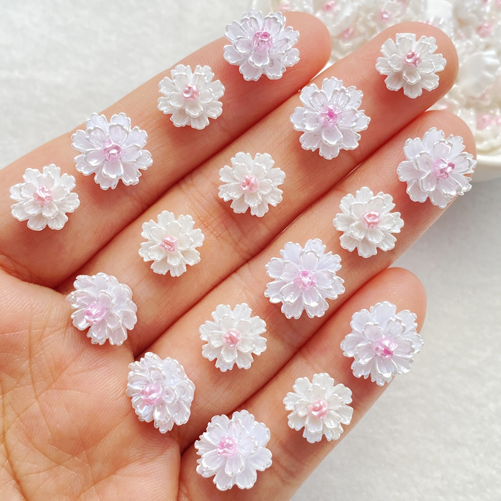 Art Craft Easter - 50Pcs Cute Mini Cartoon Flower Nail