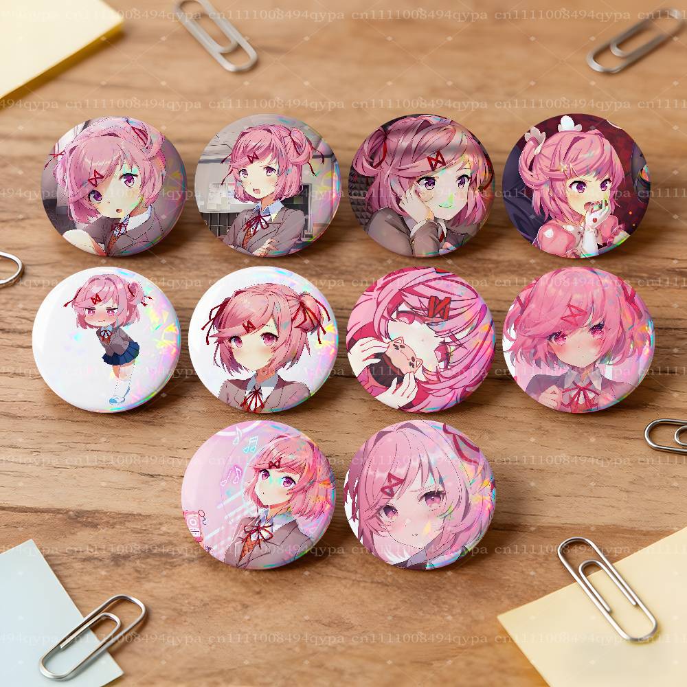 Art Craft Japan - N-Natsuki D-Doki DDLC Button Pin Badges