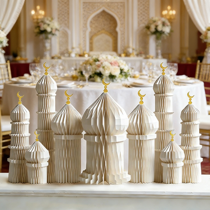 Art Craft Event - 3D Honeycomb Paper Art Palace Set