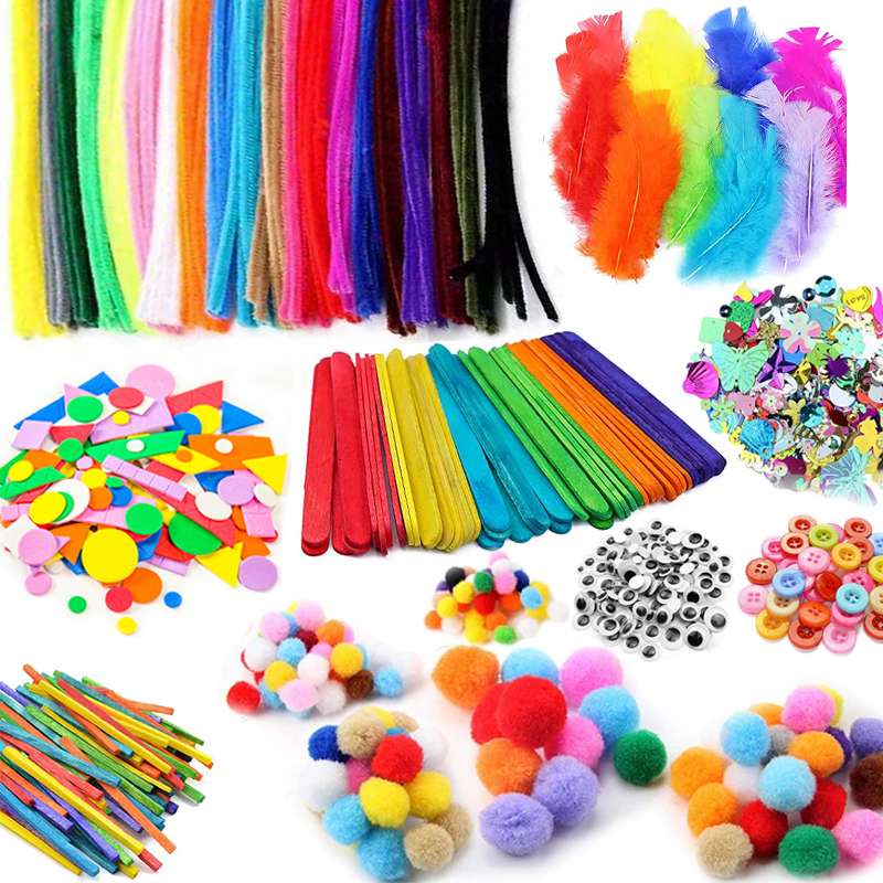 Art Craft For Toddlers - 1000pcs Kids Crafts Art Supplies Kit
