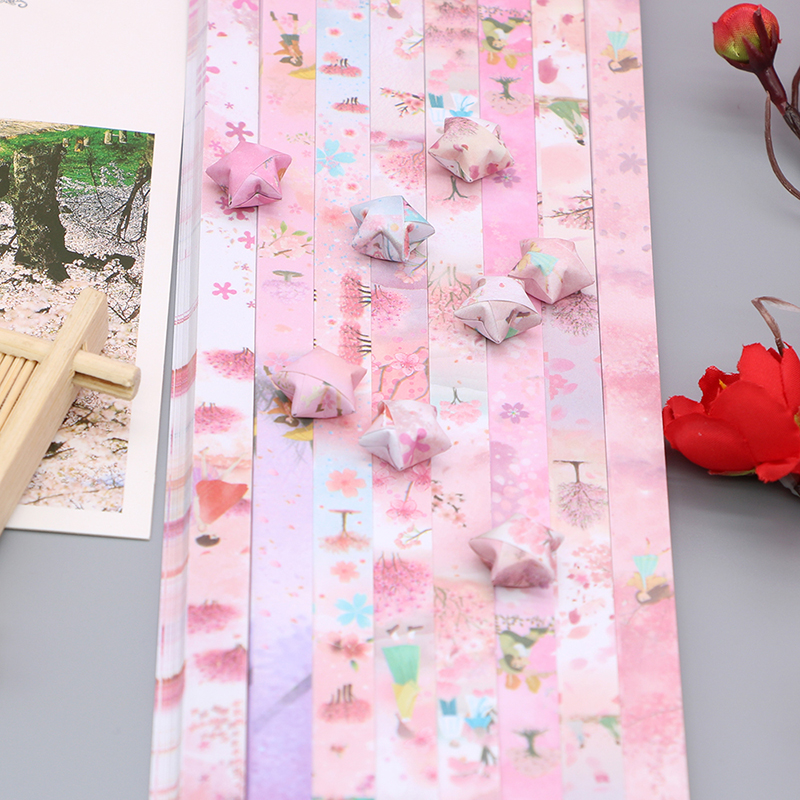 Art Craft For Toddlers - 540 Sheets Sakura Origami Stars Paper