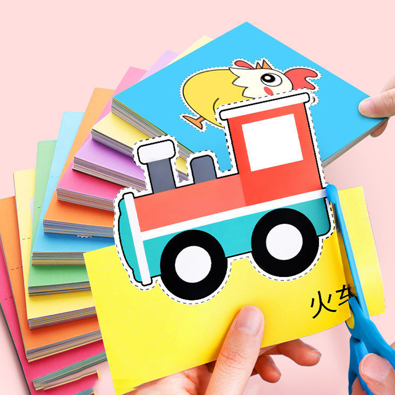 Art Craft For Toddlers - 96Pcs Fun Paper Cutting Set, Paper