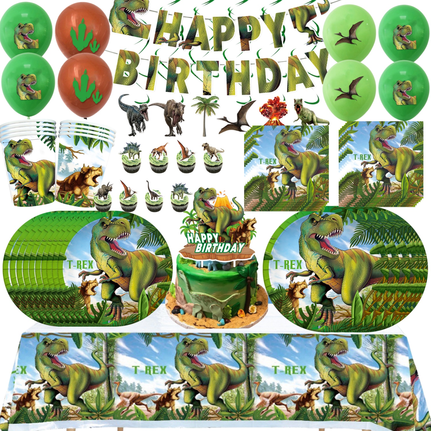 Art Craft Dinosaur - Dinosaurs Birthday Party Decoration Party Supplies