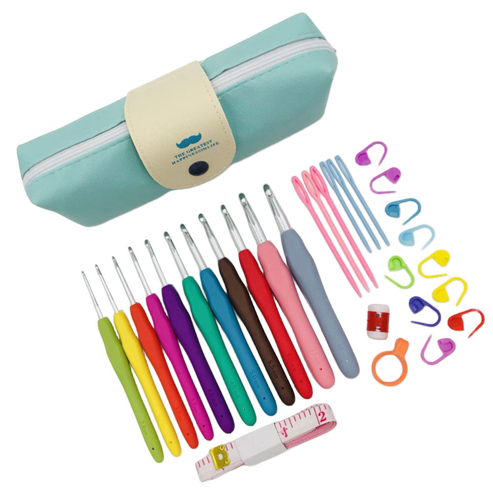 Crochet Hook Set - Crochet Hooks Set Yarn Knitting Needles