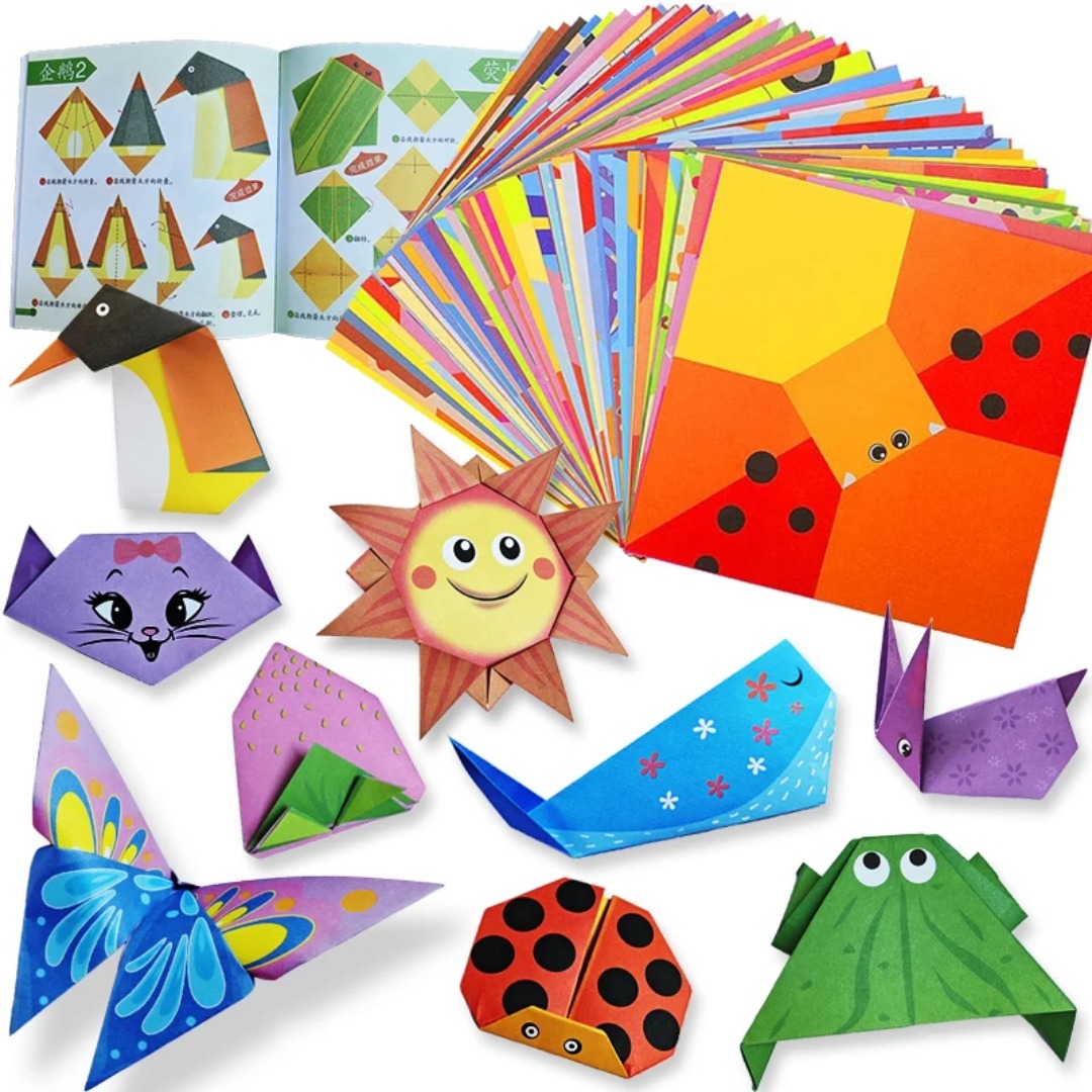 Art Craft For Toddlers - New Origami Kit 30 Sheets Origami