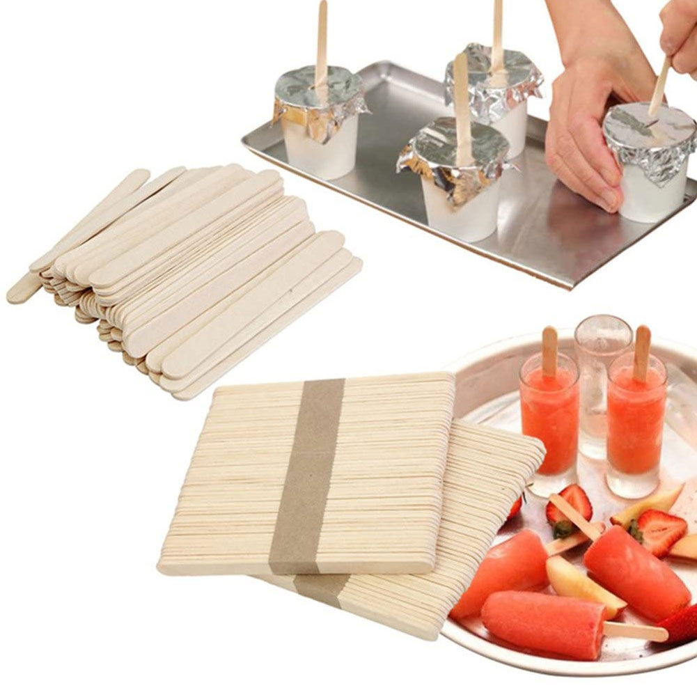 Art Craft With Ice Cream Stick - 400pcs Wood Ice Cream Sticks Wooden