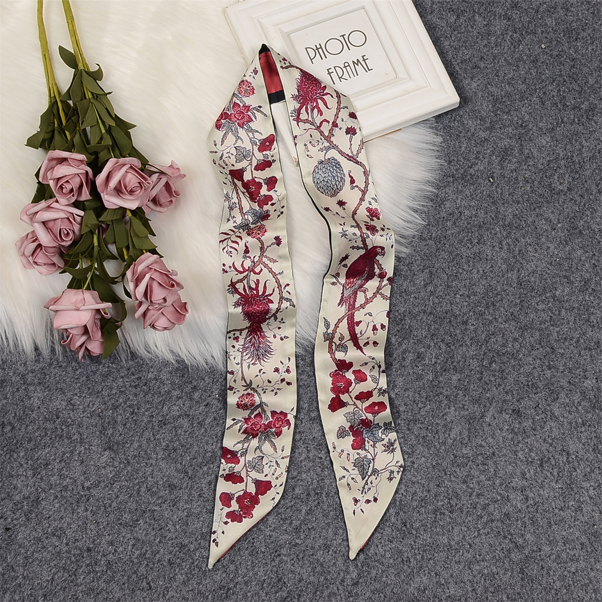 Art And Craft Hair - Flower Room Parrot Brand Scarf Women
