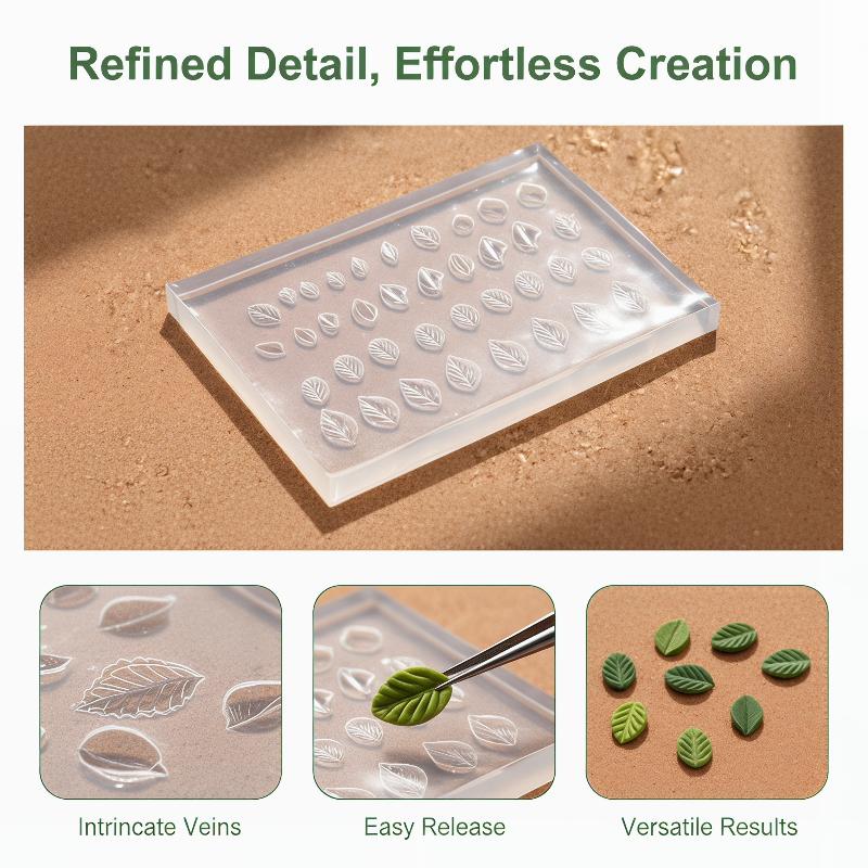 3D Mold Silicone Nail Art Deco - Art Craft Leaves review and price