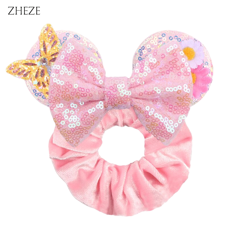 1pc Mouse Ears Hair Scrunchies - Art And Craft Hair review and price
