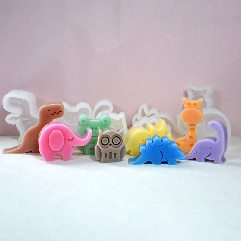 Silicone Animal Candle Mold 3D - Art Craft Dinosaur review and price