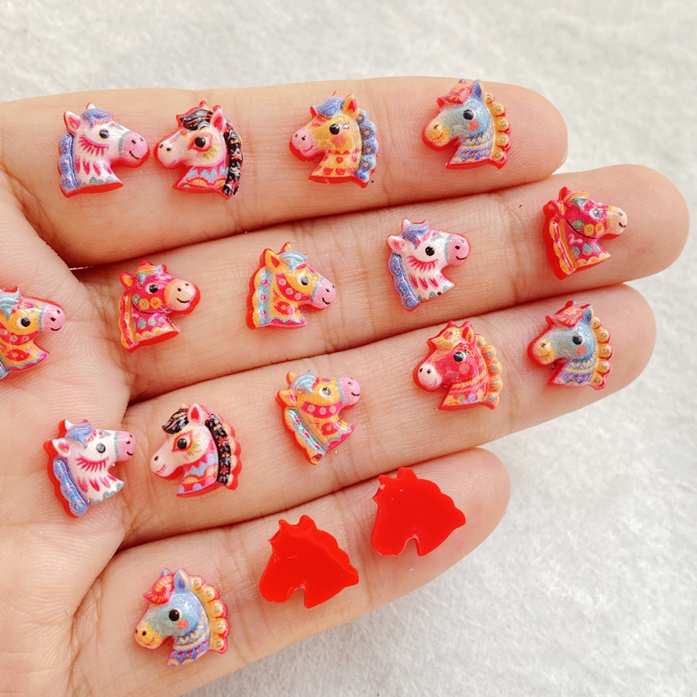 50pcs Resin Cute Mini Red Anim - Art Craft Easter review and price