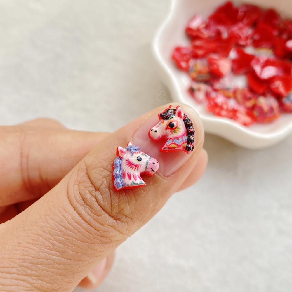 50pcs Resin Cute Mini Red Anim - Art Craft Easter review and price