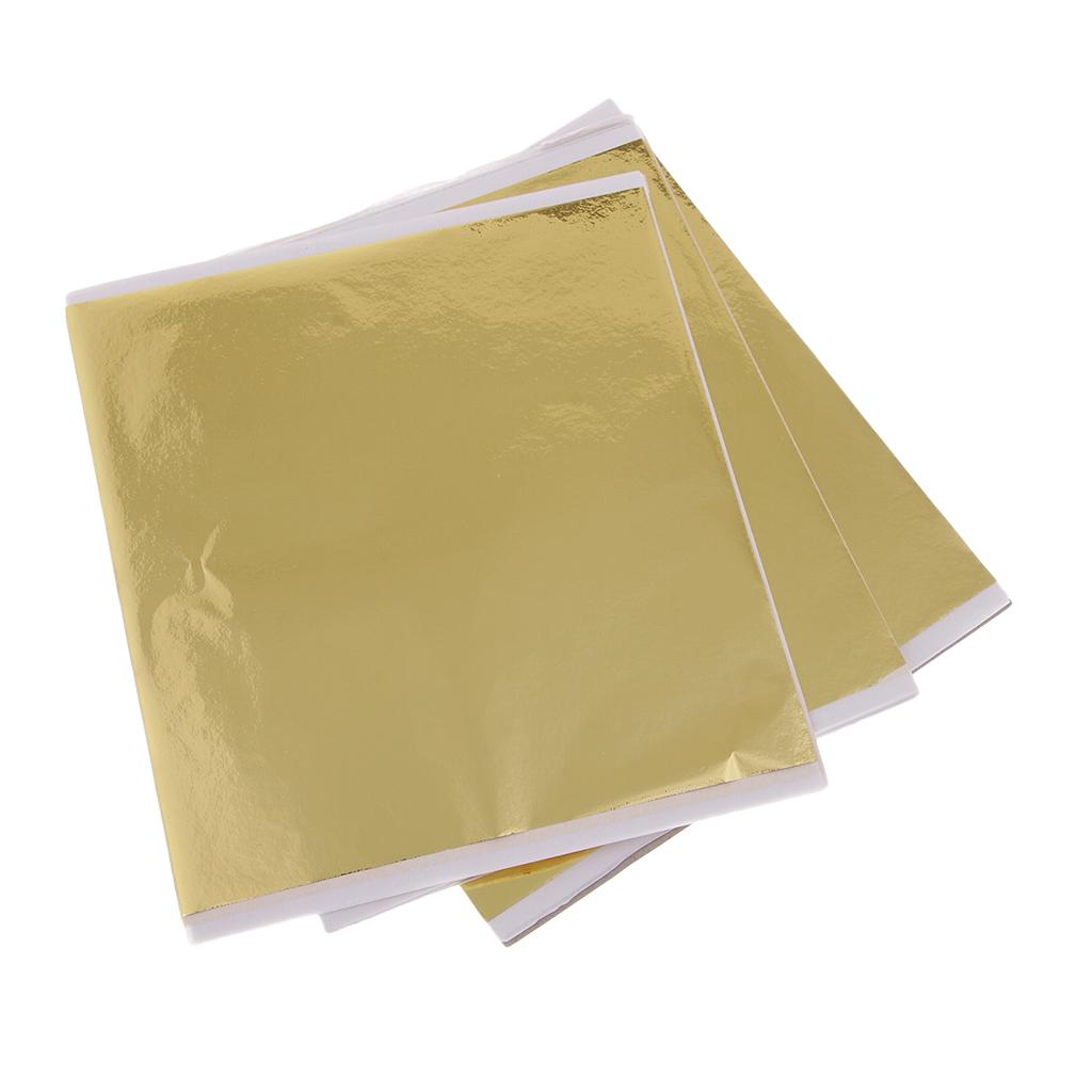 100x 14cm Gold Leaf Sheets Gil - Art Craft Leaves review and price
