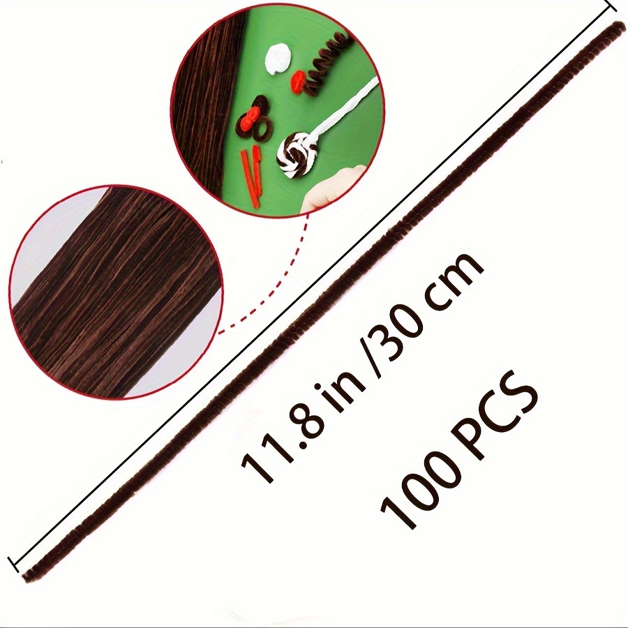 100 Pcs Coffee Pipe Cleaners,P - Art Craft For Toddlers review and price
