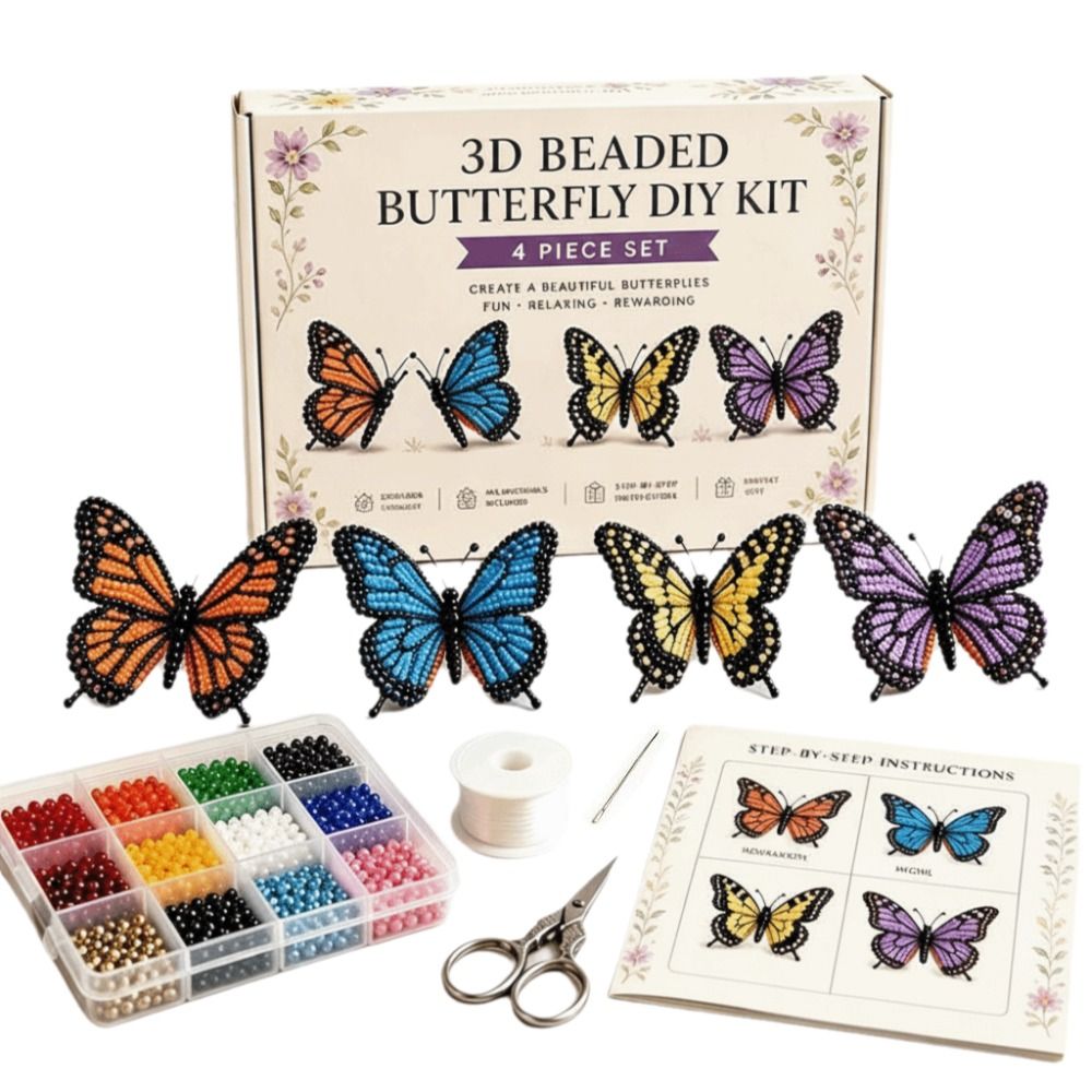 Tiny Beads 3D Beaded Animal Ki - Art Craft Handmade review and price