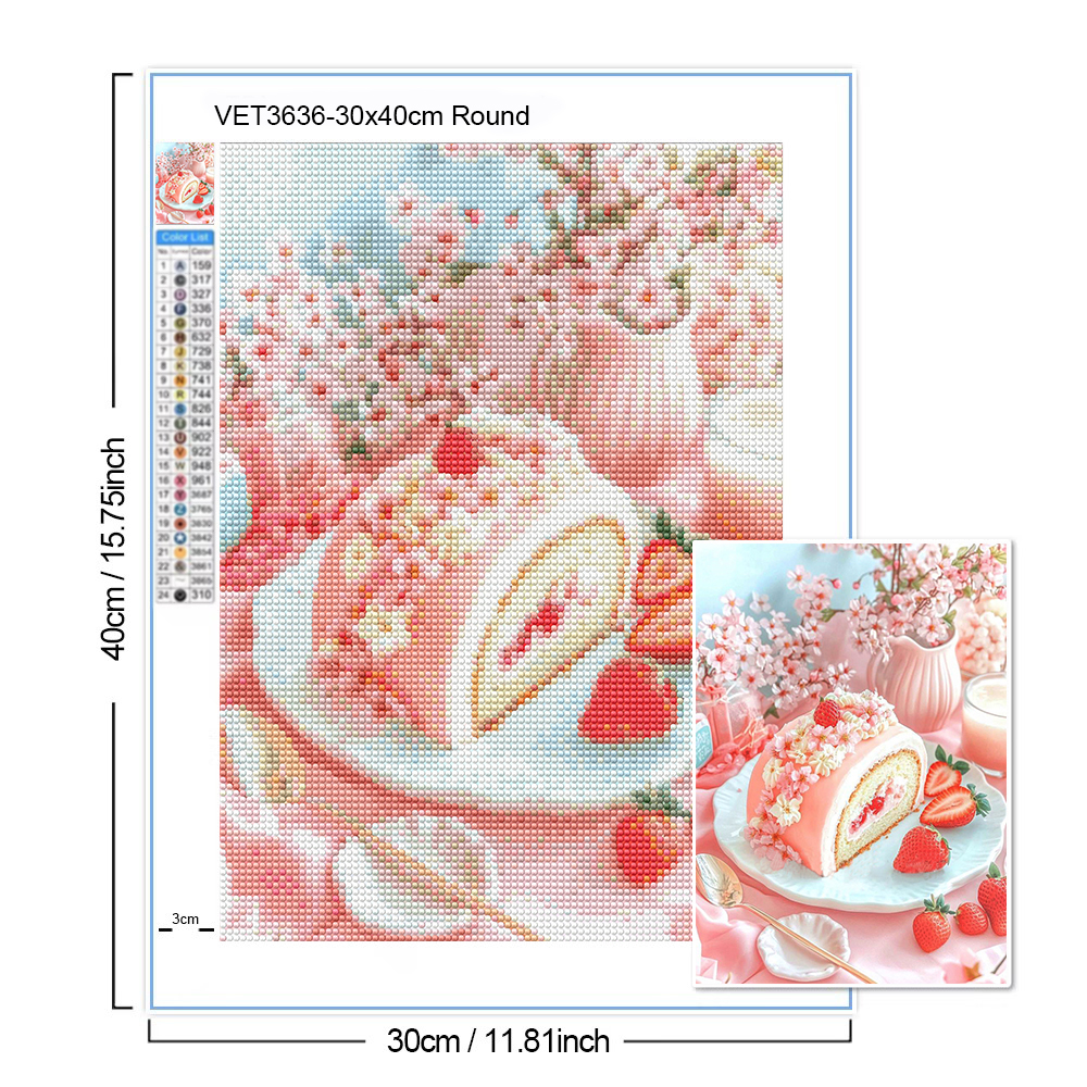 5D Diamond Painting Kits Food  - Art Craft Japan review and price