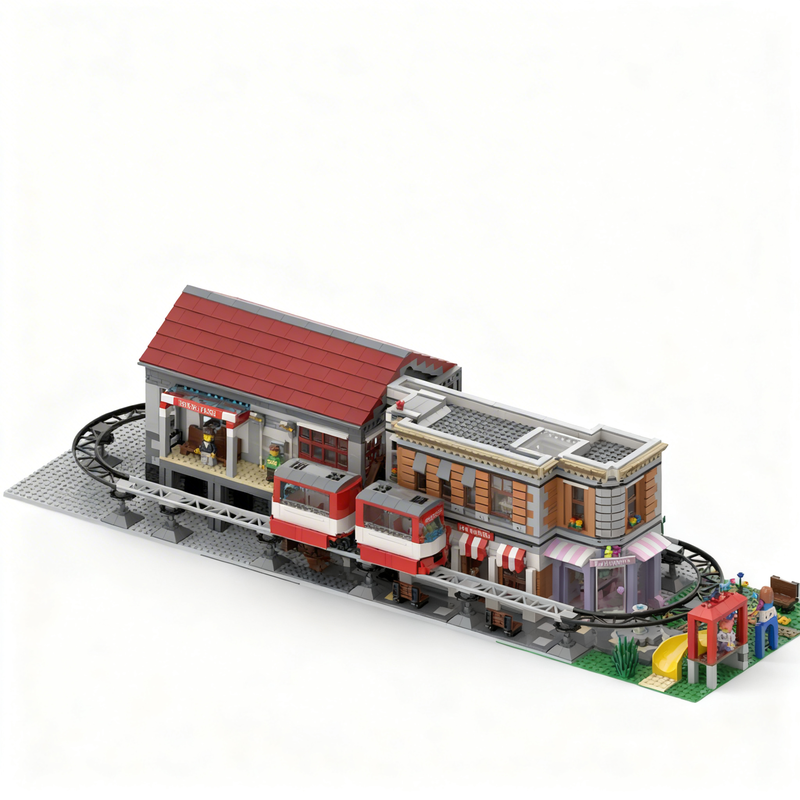 3506pcs MOC Brickpark Station  - Art Craft Christmas Ideas review and price
