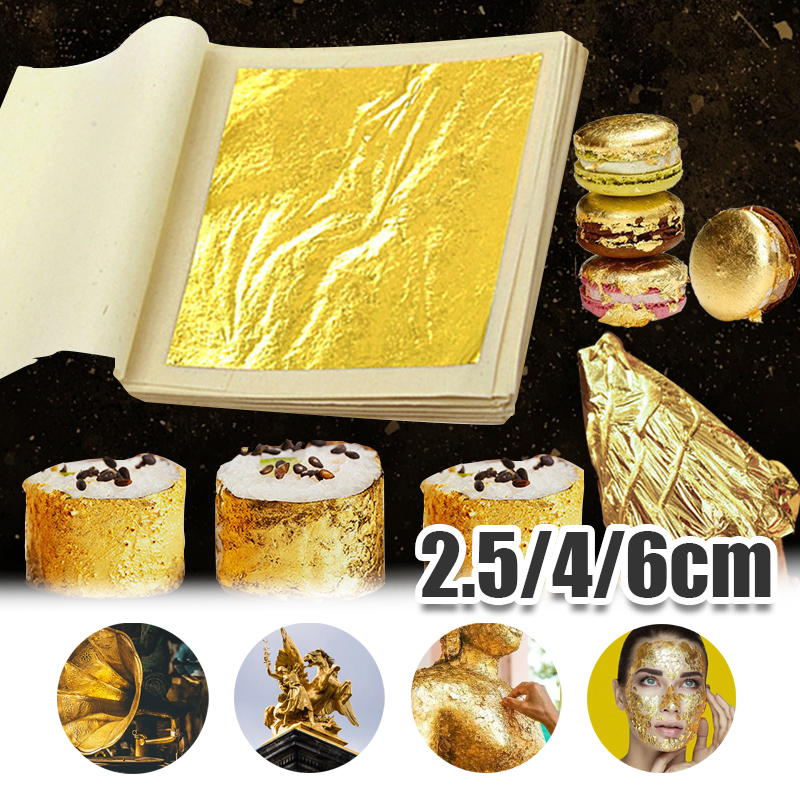 Real 24K Gold Leaf Sheets in 3 - Art Craft Leaves review and price