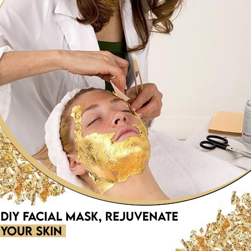 Real 24K Gold Leaf Sheets in 3 - Art Craft Leaves review and price