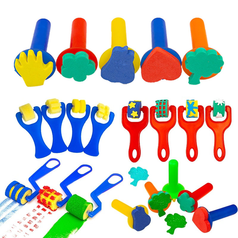 Children Toddler Sponge Stamp  - Art Craft For Toddlers review and price