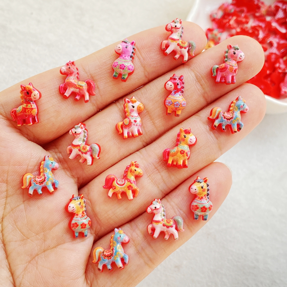 50pcs Resin Cute Mini Red Anim - Art Craft Easter review and price