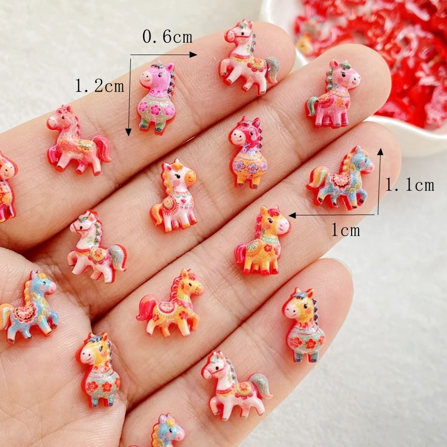 50pcs Resin Cute Mini Red Anim - Art Craft Easter review and price