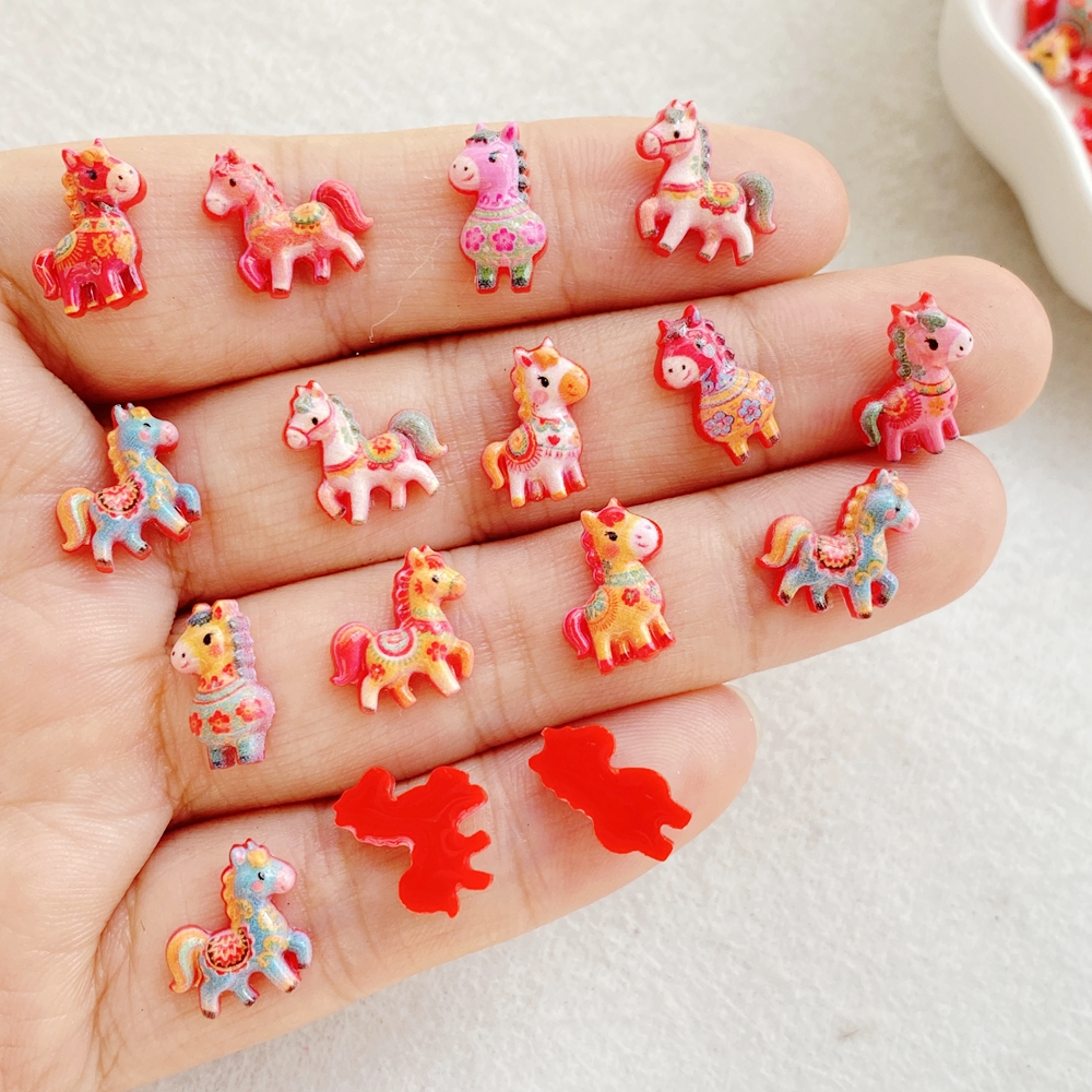 50pcs Resin Cute Mini Red Anim - Art Craft Easter review and price