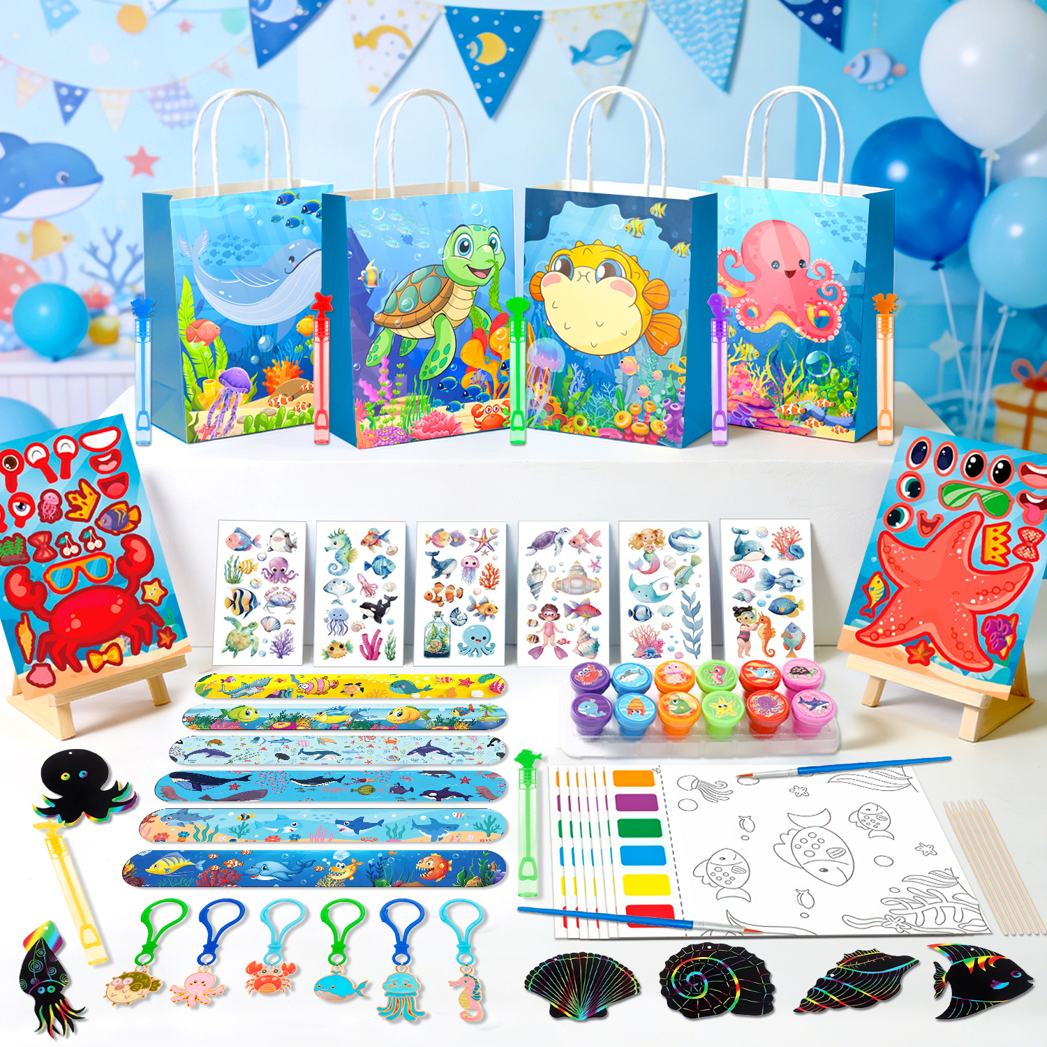 120 Pcs Under the Sea Birthday - Art Craft Event review and price