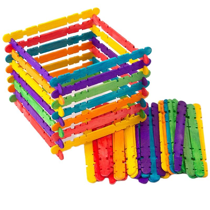 50Pcs DIY Wooden Stick Popsicl - Art Craft With Ice Cream Stick review and price