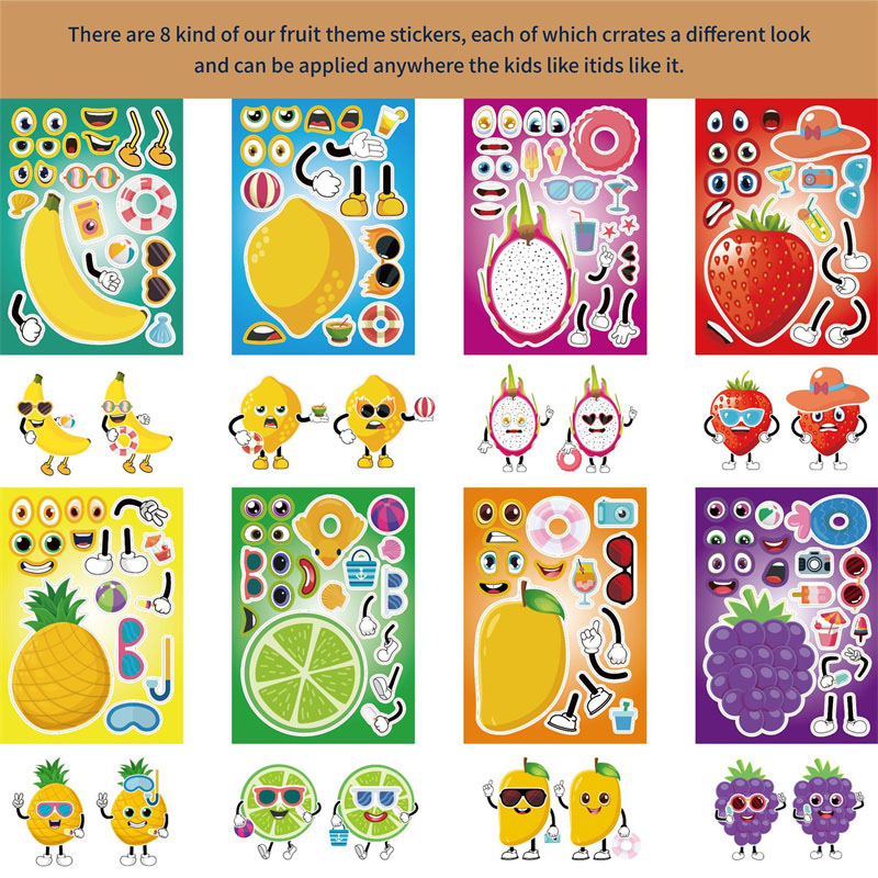 6-24sheet Make Your Own Fruit  - Art Craft For Toddlers review and price