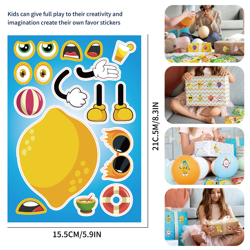 6-24sheet Make Your Own Fruit  - Art Craft For Toddlers review and price