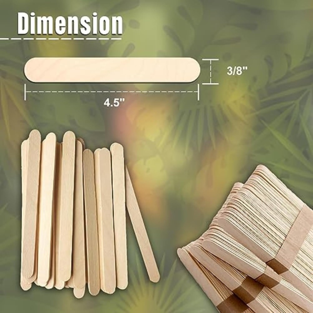 210 Pcs Natural Wood Ice Cream - Art Craft With Ice Cream Stick review and price