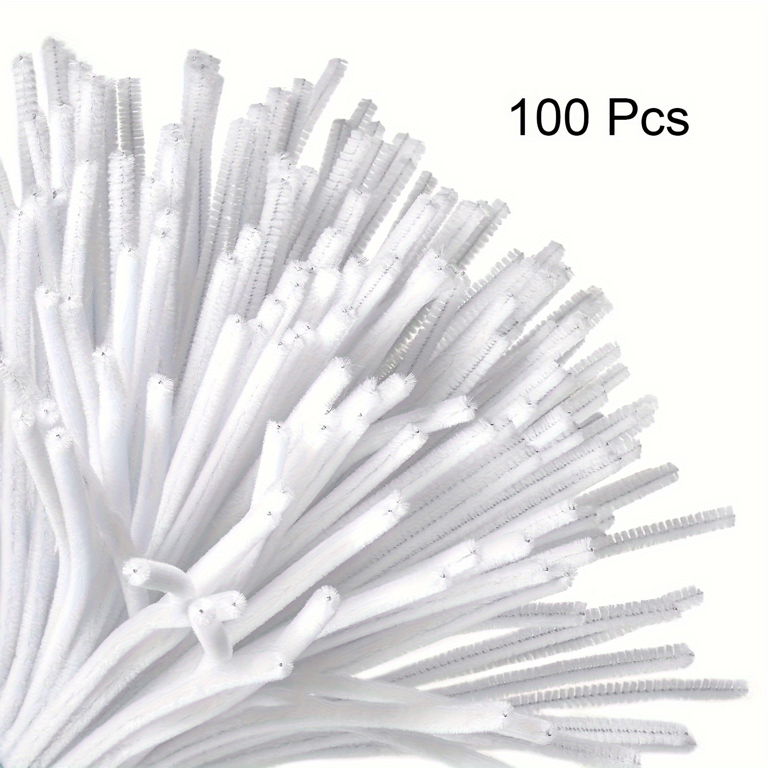 100 Pcs White Pipe Cleaners,Pi - Art Craft For Toddlers review and price
