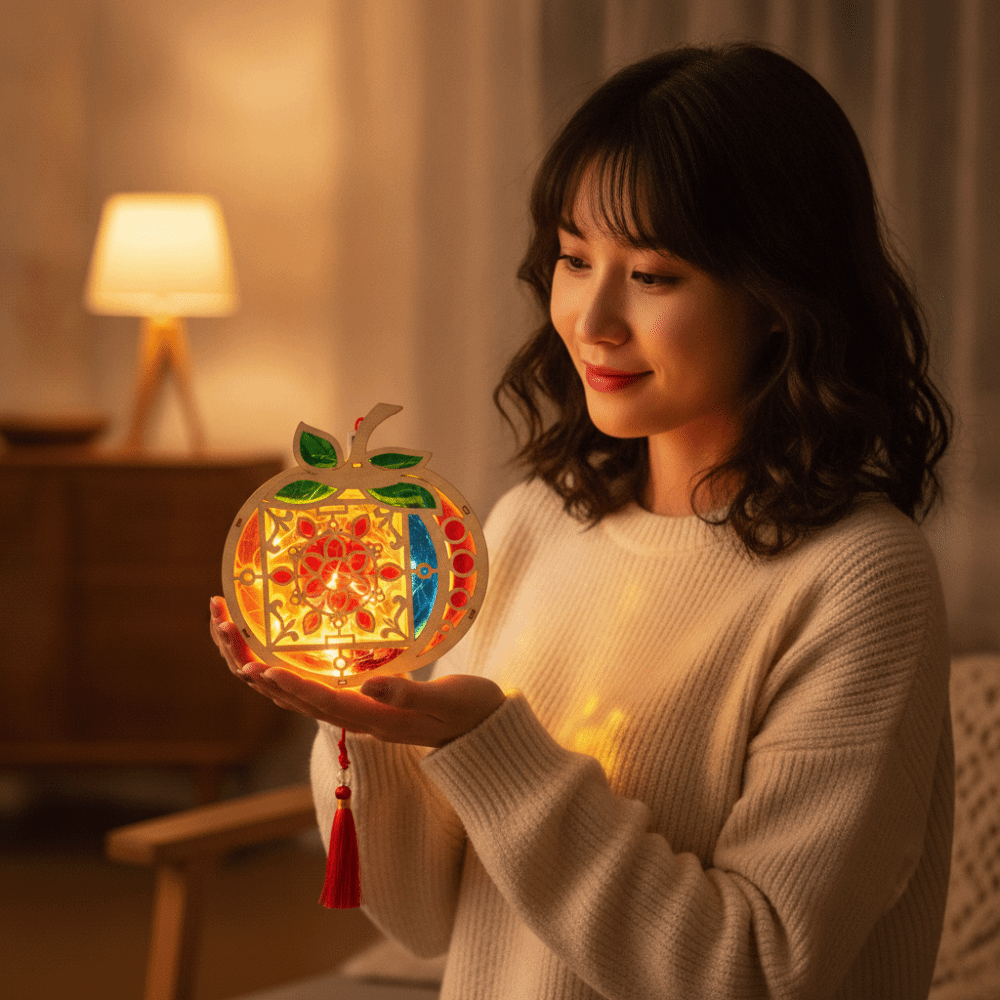 LED Luminous Wooden Lantern Ha - Art Craft Event review and price