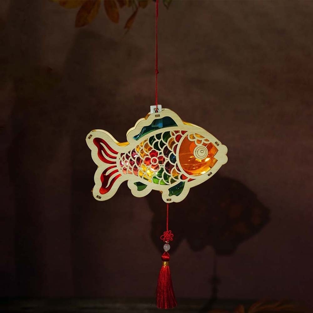 LED Luminous Wooden Lantern Ha - Art Craft Event review and price
