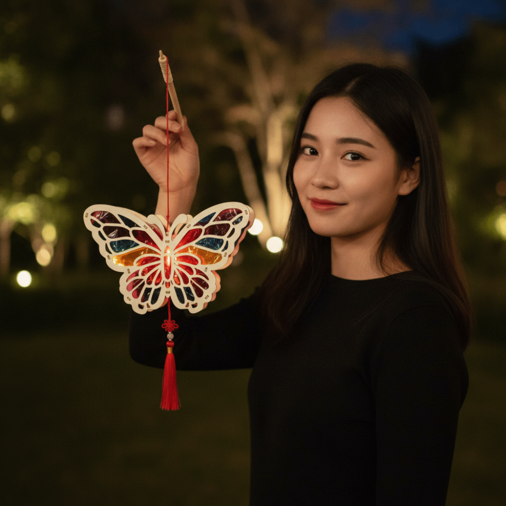 LED Luminous Wooden Lantern Ha - Art Craft Event review and price