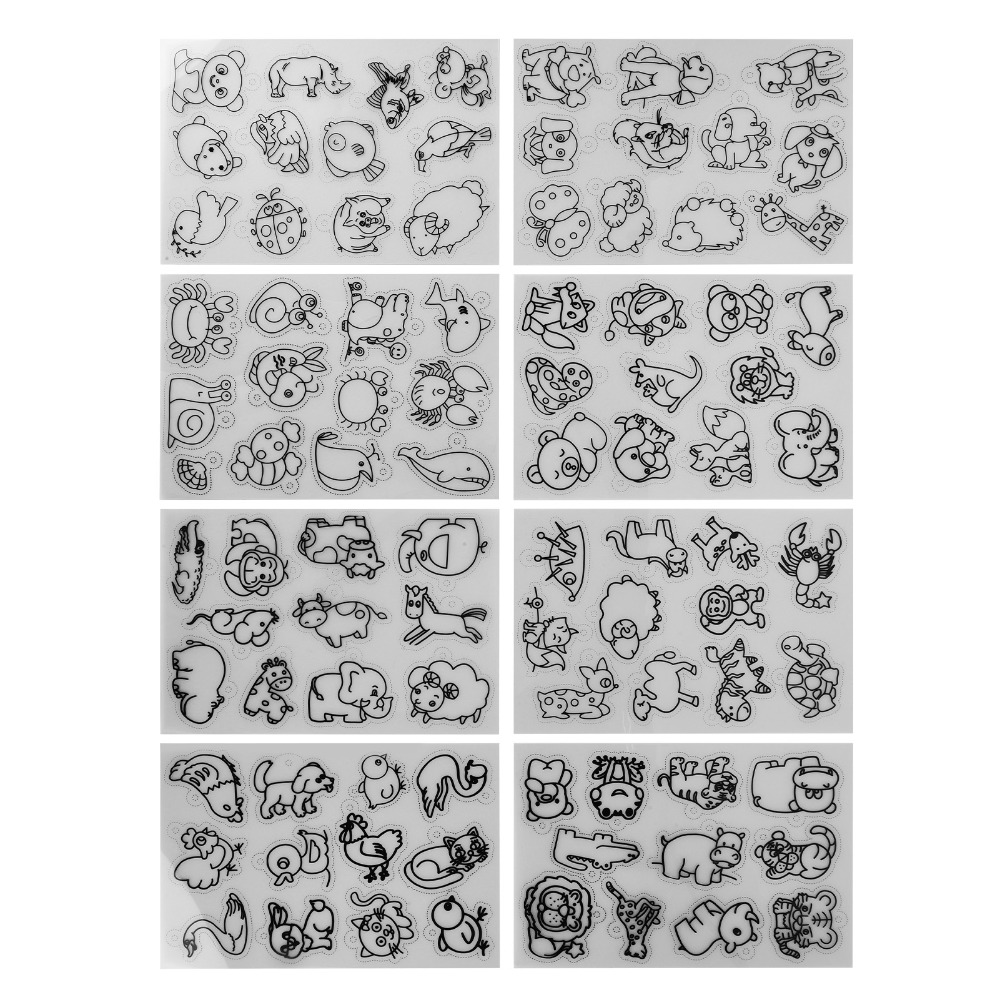 8 PCS Cute Animal Heat Shrink  - Craft And Art Difference review and price