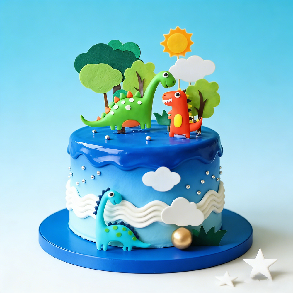Dinosaur Birthday Cake Topper  - Art Craft Dinosaur review and price